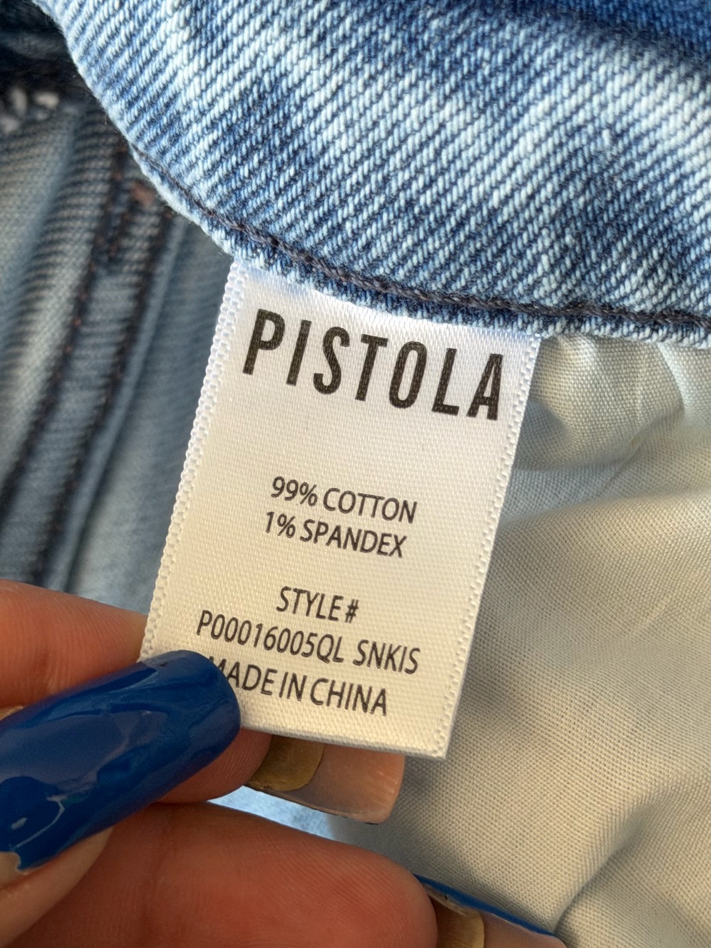 Pistola Eli High Arched Leg Barrel Wide Light Wash Women Size 27 - Picture 6 of 8